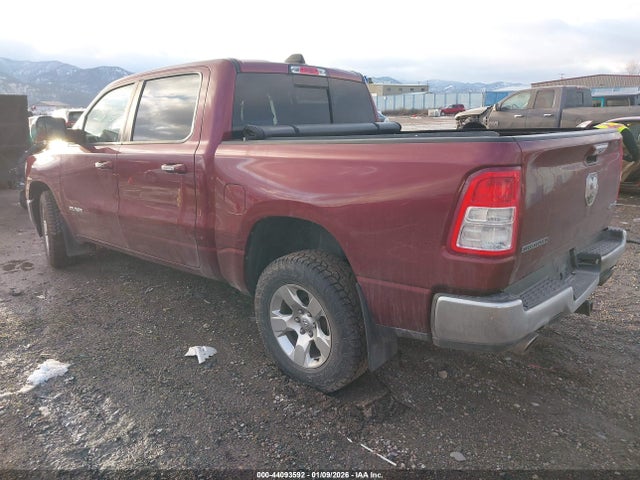 44093592 :رقم المزاد ، 1C6SRFFT8KN645463 vin ، 2019 Ram 1500 Big Horn/lone Star  4x4 5'7 Box مزاد بيع