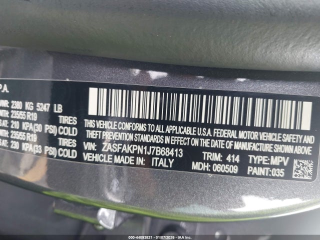 2018 ALFA ROMEO STELVIO ZASFAKPN1J7B68413 Photo 8