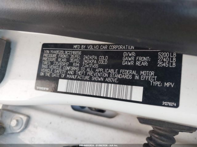 2012 VOLVO XC60 YV4952DL9C2316656 Photo 8