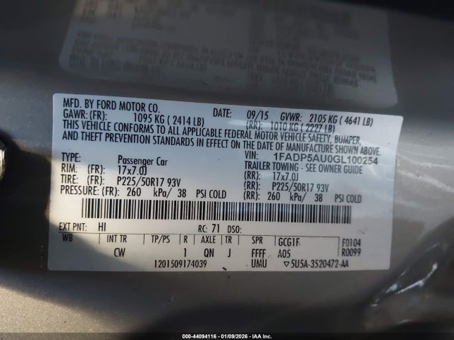 Ford C-max Hybrid Se 2016 1FADP5AU0GL100254 Image 9