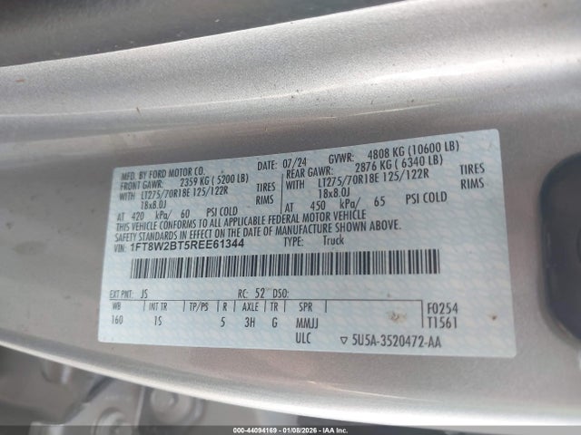 Ford F-250 Xl 2024 1FT8W2BT5REE61344 Image 23