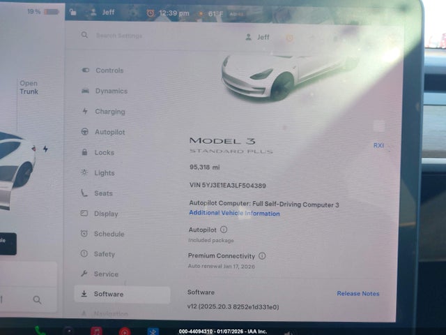 2020 TESLA MODEL 3 5YJ3E1EA3LF504389 Photo 6