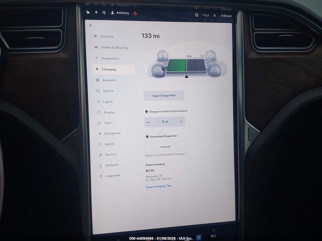 Tesla Model S 100d/60d/75d/90d/p100d 2017 5YJSA1E28HF229500 Image 17