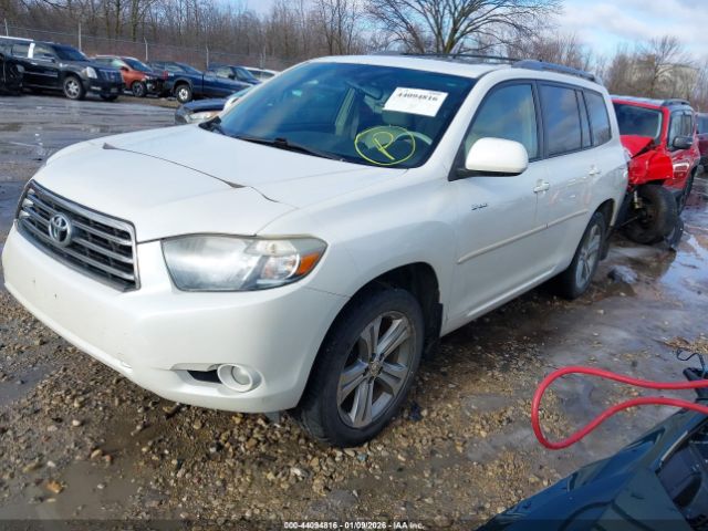 2008 TOYOTA HIGHLANDER JTEES43A682018252 Photo 1