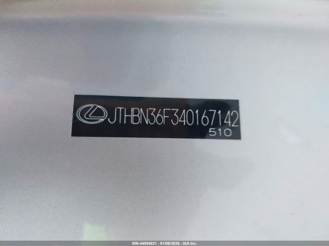 2004 LEXUS LS 430 JTHBN36F340167142 Photo 8