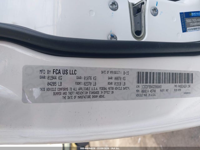 Dodge DART SXT 2016 1C3CDFBB0GD506003 Image 9