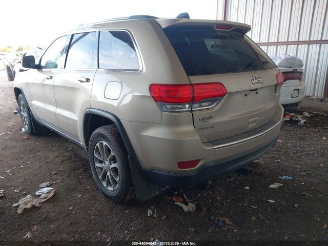 2015 Jeep Grand Cherokee Limited მანქანა იყიდება აუქციონზე, vin: 1C4RJFBG3FC229507, აუქციონის ნომერი: 44094843