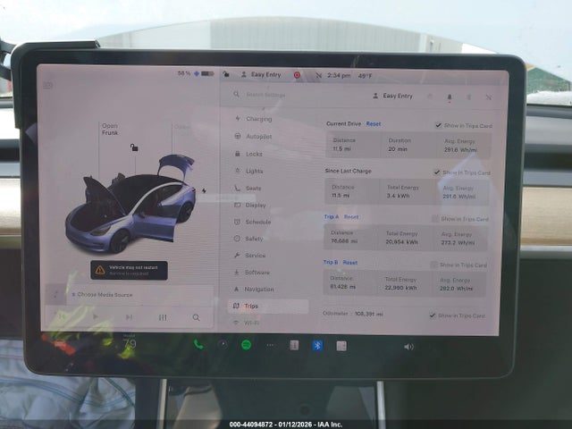 Aukcja sprzedaży 2020 Tesla Model 3 Long Range Dual Motor All-wheel Drive, vin: 5YJ3E1EB6LF637186, numer aukcji: 44094872