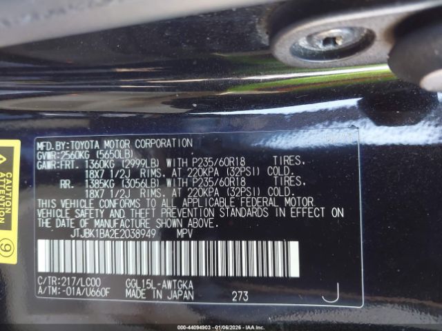 2014 LEXUS RX 350 JTJBK1BA2E2038949 Photo 8