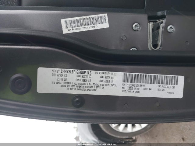 2014 Chrysler 300 მანქანა იყიდება აუქციონზე, vin: 2C3CCAAG1EH190100, აუქციონის ნომერი: 44094990