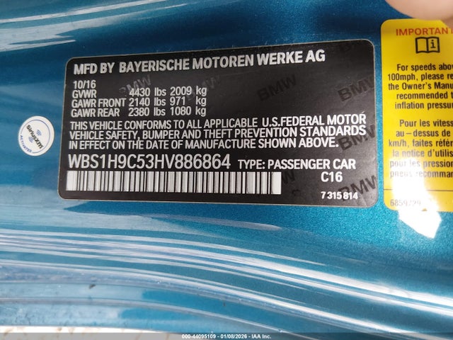 2017 BMW M2 WBS1H9C53HV886864 Photo 8