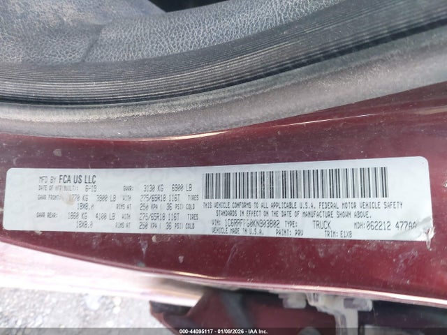 Продаж на аукціоні авто 2019 Ram 1500 Big Horn/lone Star  4x4 5'7 Box, vin: 1C6RRFFG0KN903802, номер лоту: 44095117