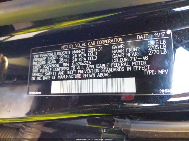 2018 VOLVO XC60 YV4A22RLXJ1036701 Photo 8