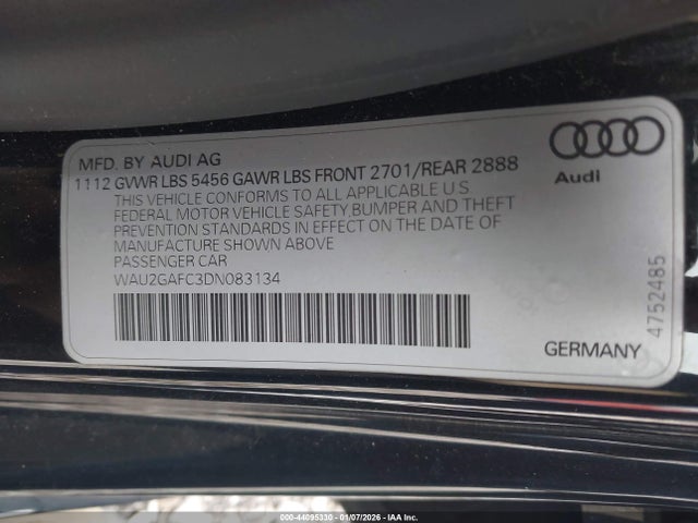 2013 AUDI A7 WAU2GAFC3DN083134 Photo 8