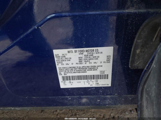 2015 FORD EDGE 2FMTK4J86FBB39880 Photo 8