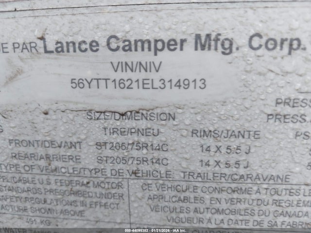 56YTT1621EL314913 Lance 1685