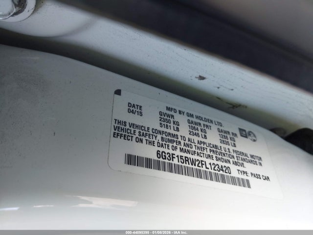 Chevrolet SS 2015 6G3F15RW2FL123420 Image 9