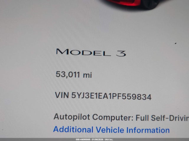 2023 TESLA MODEL 3 5YJ3E1EA1PF559834 Photo 6