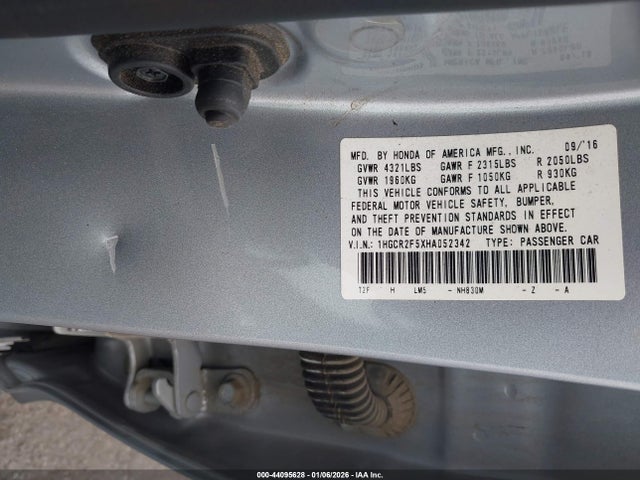 1HGCR2F5XHA052342 Honda Accord Sport