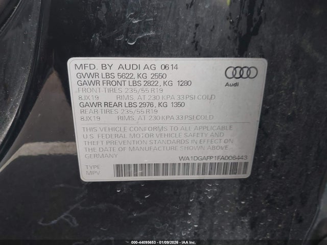 2015 AUDI Q5 WA1DGAFP1FA006443 Photo 8