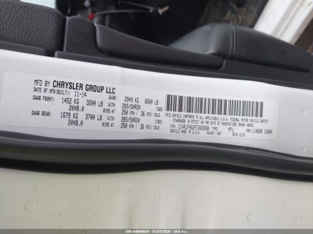 2015 JEEP GRAND CHEROKEE 1C4RJFAG2FC662690 Photo 8