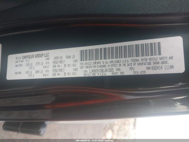 2011 JEEP WRANGLER UNLIMITED 1J4BA3H19BL601925 Photo 8