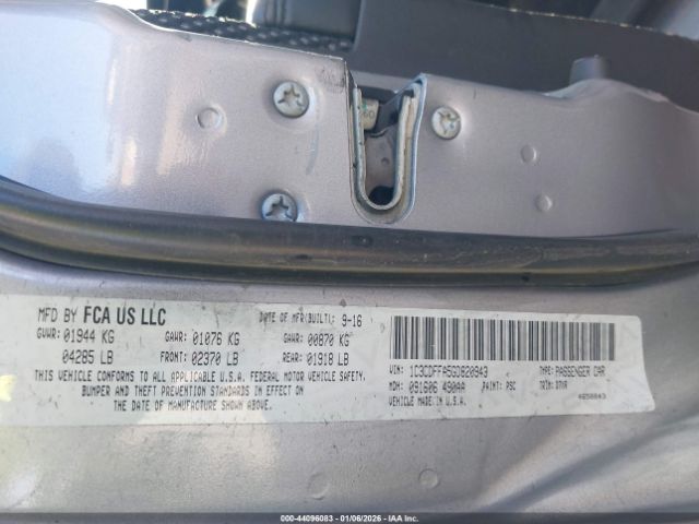 2016 DODGE DART 1C3CDFFA5GD820943 Photo 8