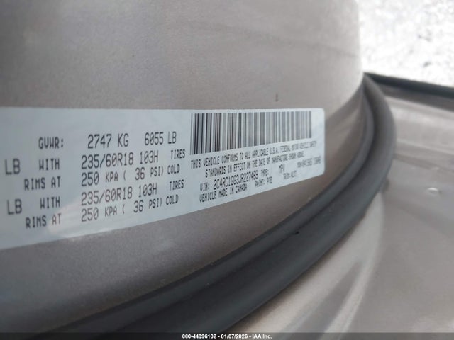 Aukcja sprzedaży 2018 Chrysler Pacifica Limited, vin: 2C4RC1GG3JR227469, numer aukcji: 44096102