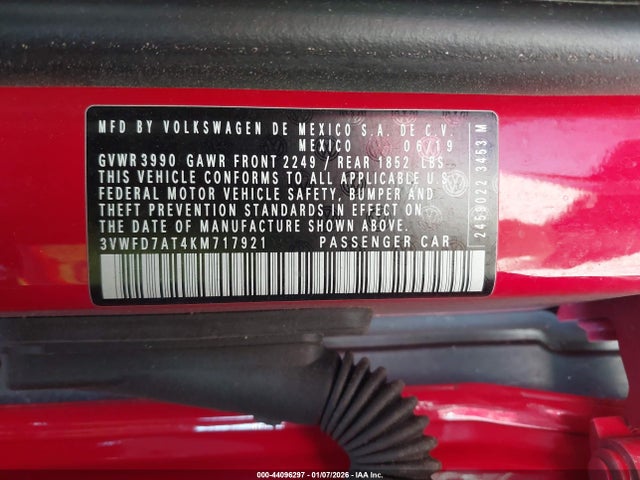 3VWFD7AT4KM717921 Volkswagen Beetle 2.0t Final Edition Se/2.0t Final Edition Sel/2.0t S