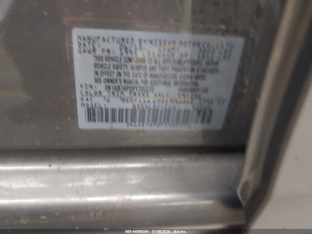 3N1AB7AP2FY300370 Nissan SENTRA SV