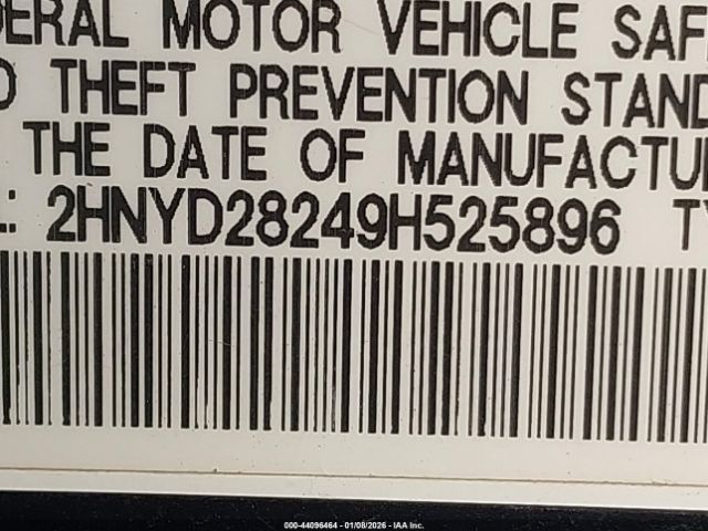 2009 ACURA MDX 2HNYD28249H525896 Photo 8