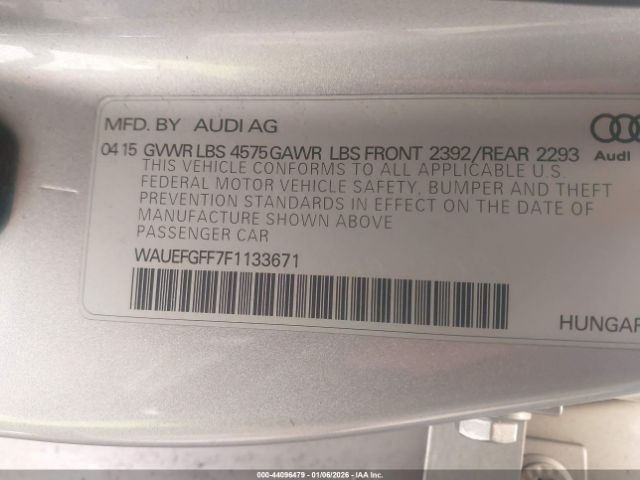 2015 AUDI A3 WAUEFGFF7F1133671 Photo 8