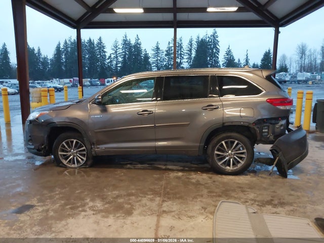 Toyota Highlander Hybrid Xle 2017 5TDJGRFH5HS030248 Image 14