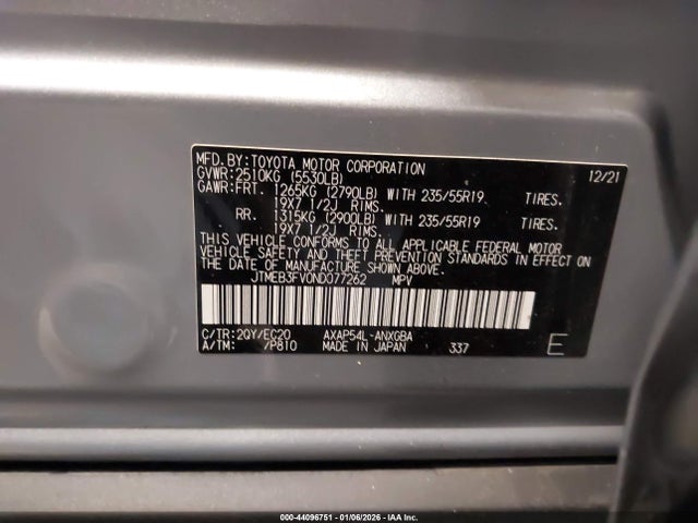 2022 TOYOTA RAV4 PRIME JTMEB3FV0ND077262 Photo 8