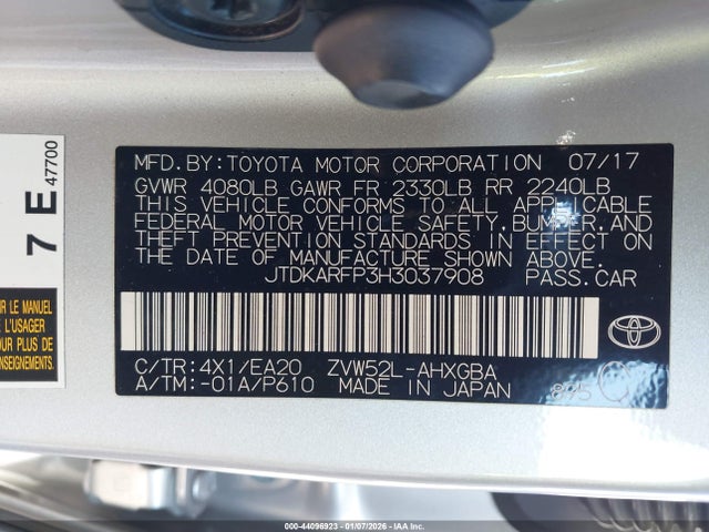 JTDKARFP3H3037908 Toyota Prius Prime Premium