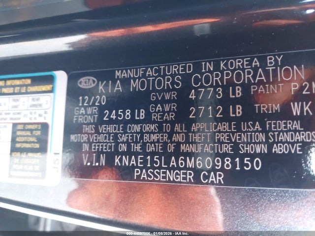 2021 KIA STINGER KNAE15LA6M6098150 Photo 8