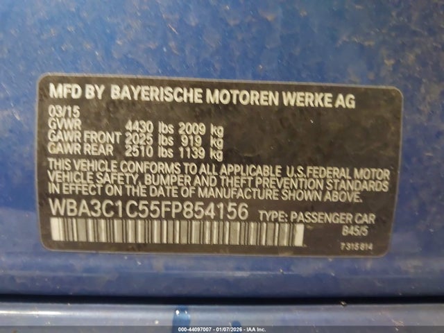 WBA3C1C55FP854156 BMW 328I