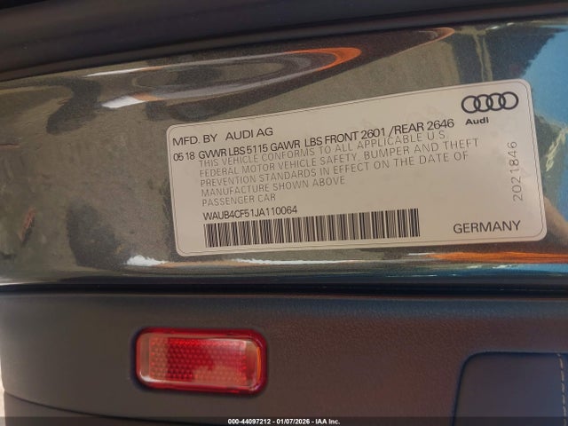2018 AUDI S5 WAUB4CF51JA110064 Photo 8