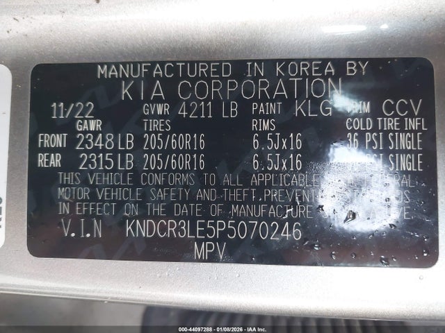 2023 KIA NIRO KNDCR3LE5P5070246 Photo 8