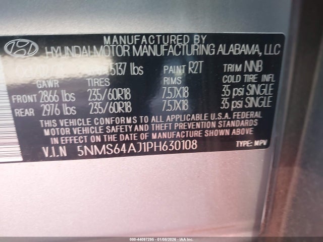 Hyundai Santa Fe Xrt 2023 5NMS64AJ1PH630108 Image 9