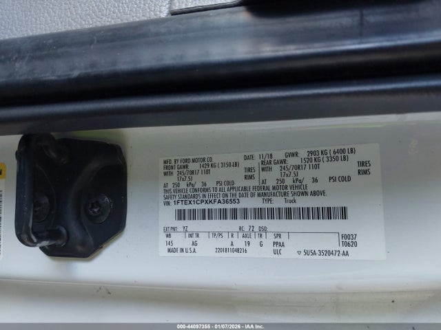 Ford F-150 Xl 2019 1FTEX1CPXKFA36553 Image 9