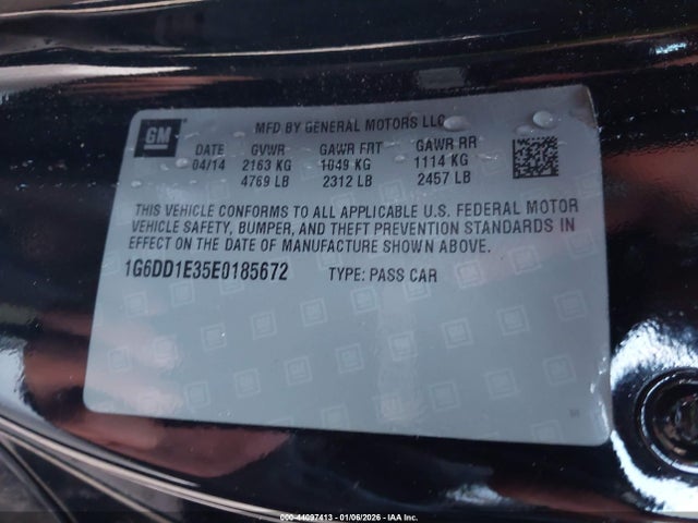 2014 CADILLAC CTS 1G6DD1E35E0185672 Photo 8