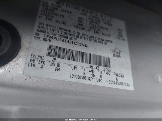 2003 FORD EXPEDITION 1FMPU16L43LC22646 Photo 8