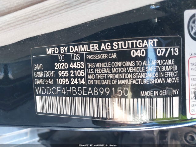 WDDGF4HB5EA899150 Mercedes-Benz C-class C 250 Sport