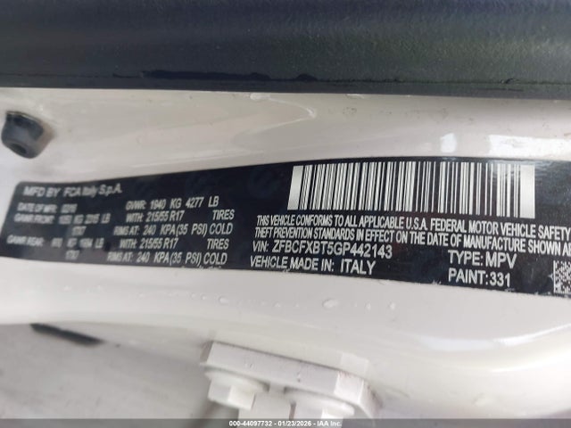 2016 FIAT 500X ZFBCFXBT5GP442143 Photo 8