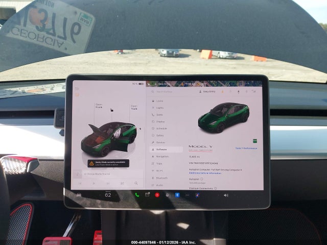 44097846 :رقم المزاد ، 7SAYGDEFXRF024049 vin ، 2024 Tesla Model Y Performance Dual Motor All-wheel Drive مزاد بيع