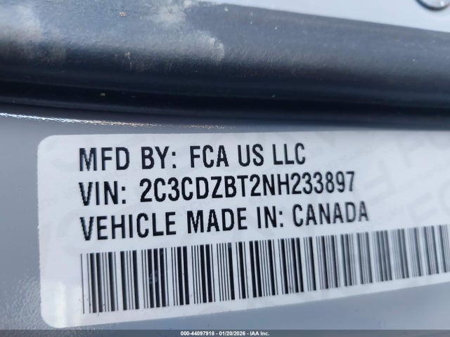 2022 DODGE CHALLENGER 2C3CDZBT2NH233897 Photo 8