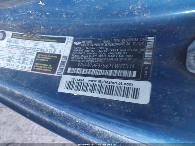 2009 MINI COOPER WMWMF33569TW72534 Photo 8