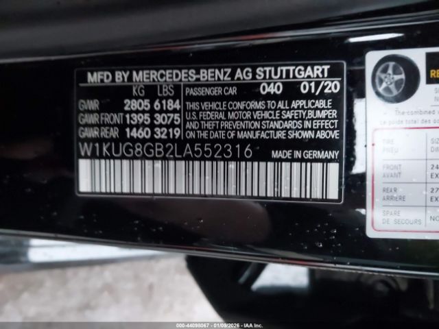 2020 MERCEDES-BENZ S 560 W1KUG8GB2LA552316 Photo 8