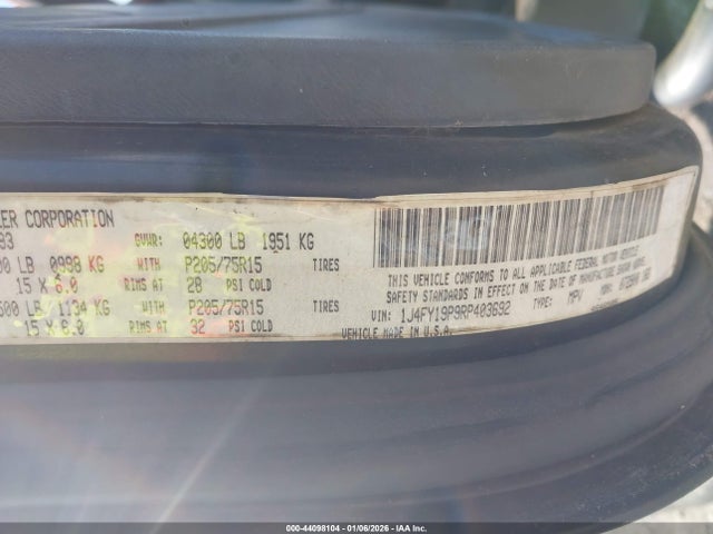 1994 JEEP WRANGLER / YJ 1J4FY19P9RP403692 Photo 8